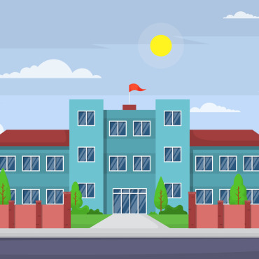 Education Building Illustrations Templates 144145