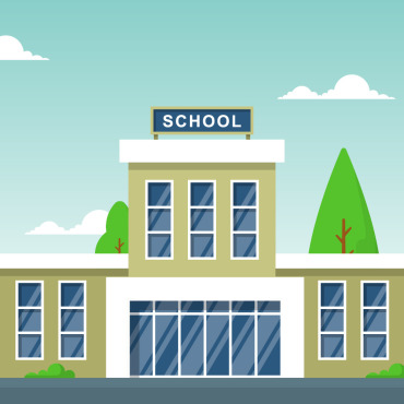 Education Building Illustrations Templates 144146