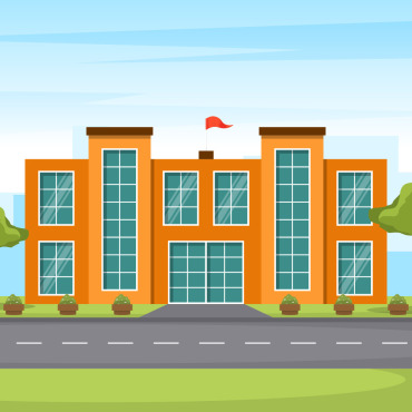 Education Building Illustrations Templates 144147