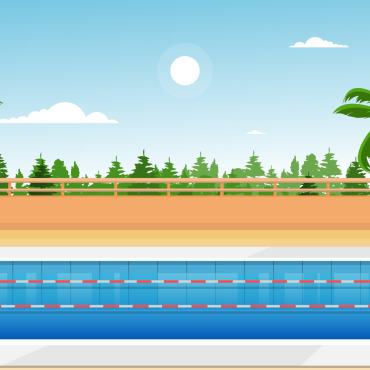 Swimming Pool Illustrations Templates 144151