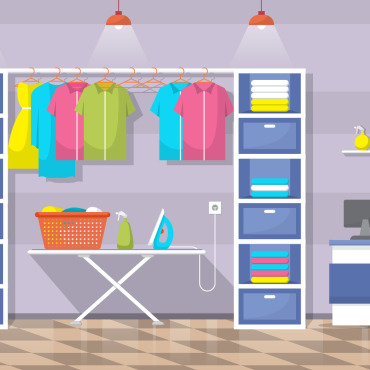 Clean Clothes Illustrations Templates 144175