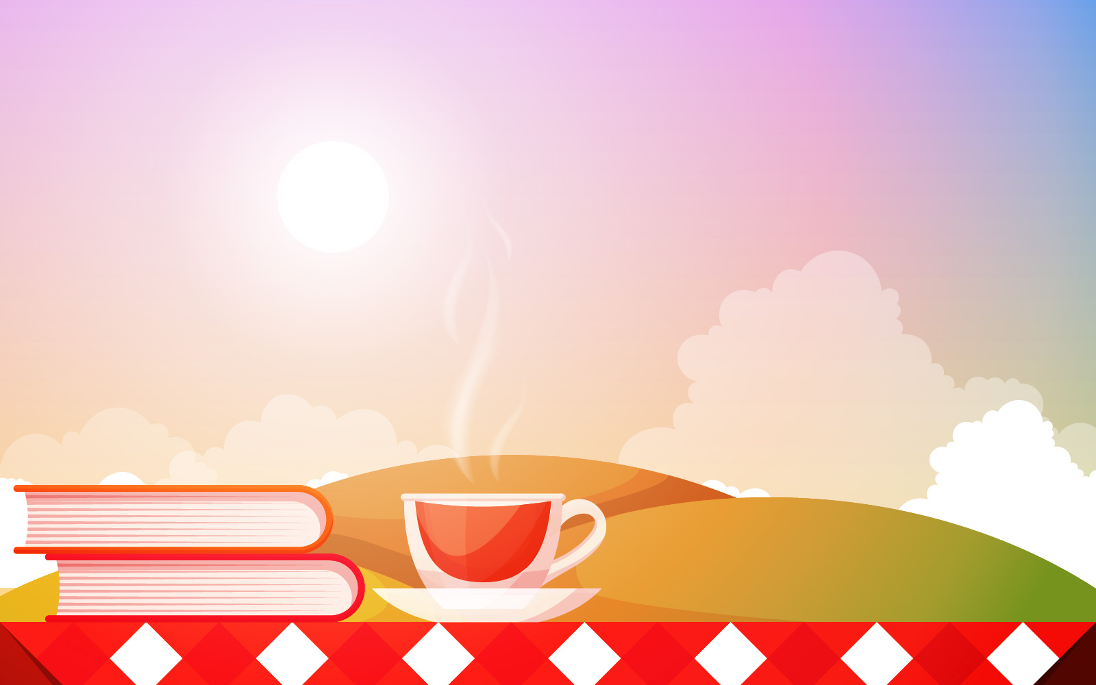 Teatime Sky View - Illustration