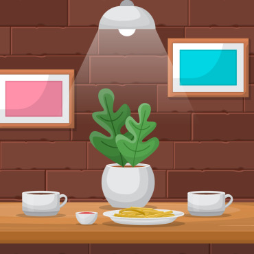 Plant Cup Illustrations Templates 144209