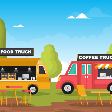 Truck Van Illustrations Templates 144311