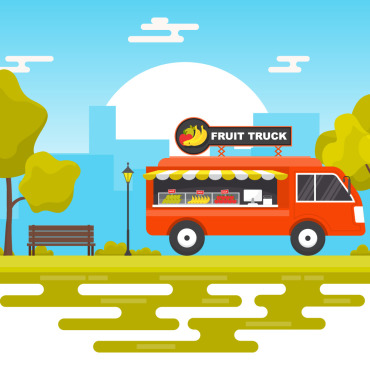 Food Truck Illustrations Templates 144315