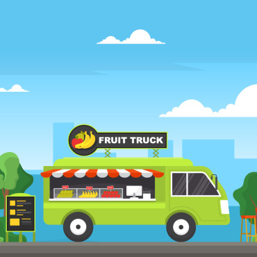 Food Truck Illustrations Templates 144316