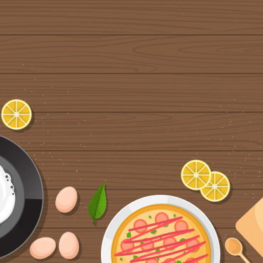 Pizza Cooking Illustrations Templates 144334