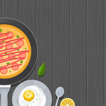 Pizza Cooking Illustrations Templates 144335