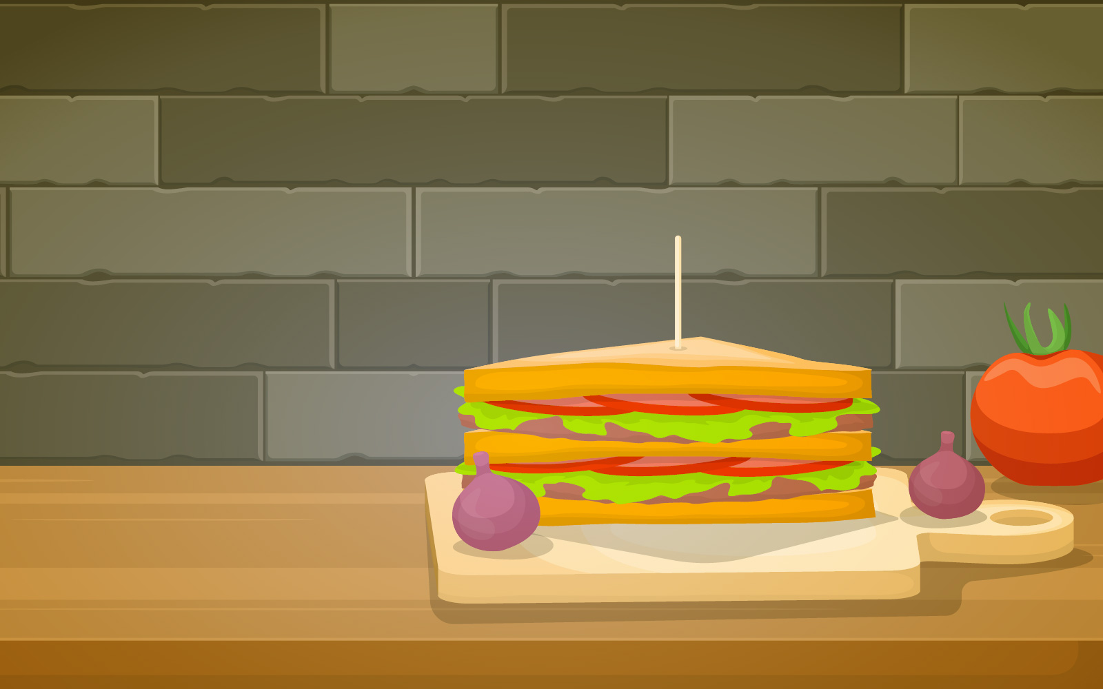 Sandwich Food Photography - Illustration