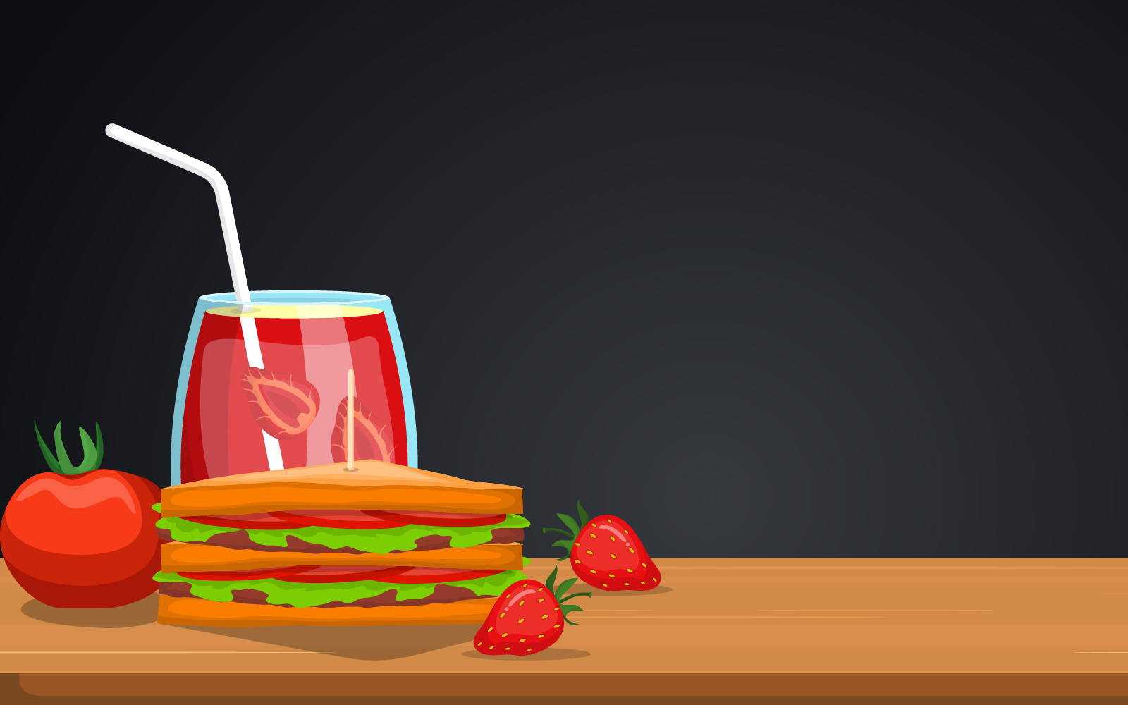 Tasty Sandwich Photography - Illustration