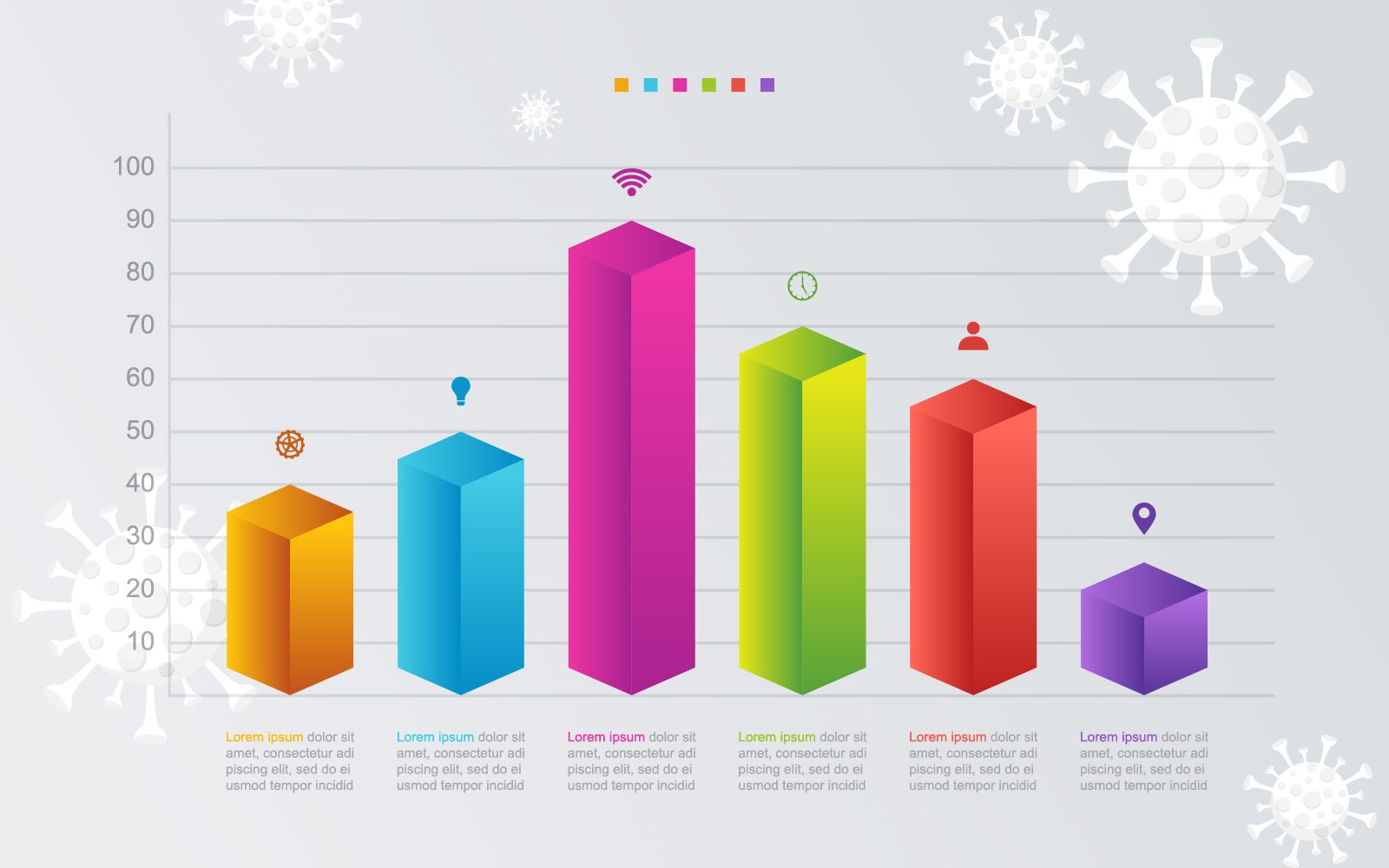 Economic Data Pandemic - Illustration