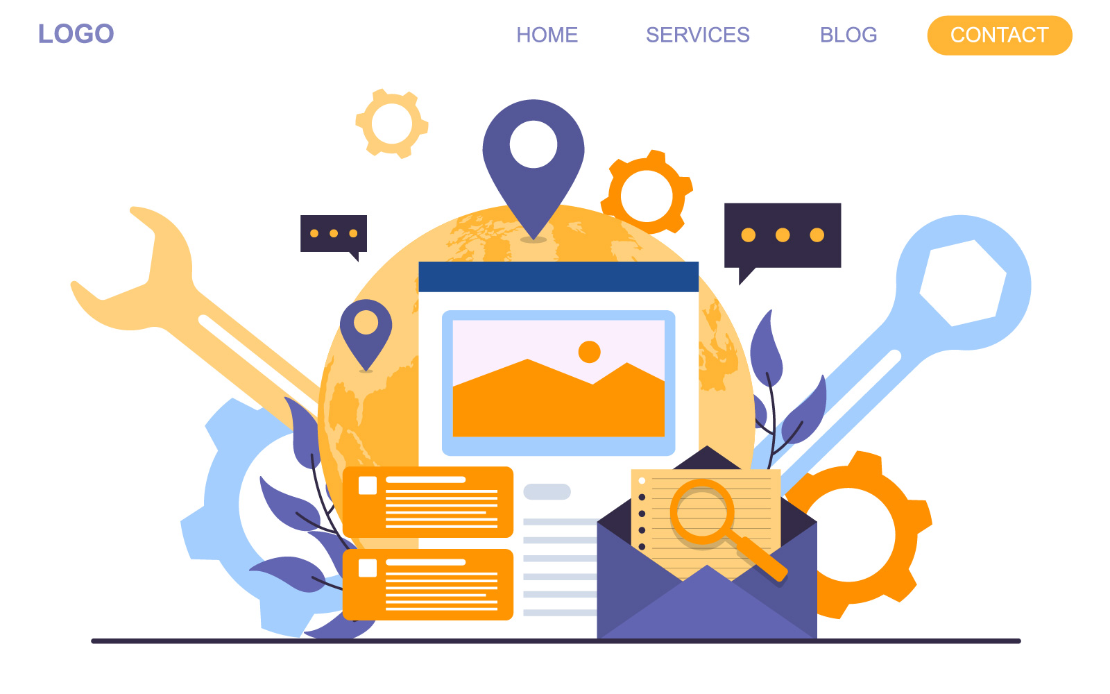 Build Web Development - Illustration