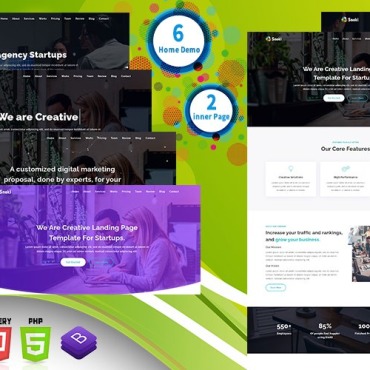 Business Marketing Landing Page Templates 144481