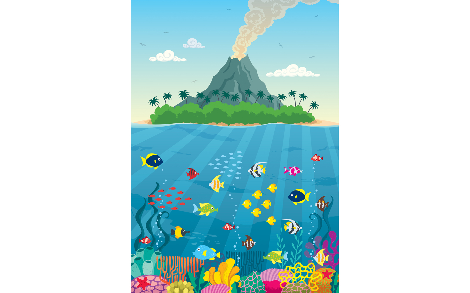 Island Reef - Illustration