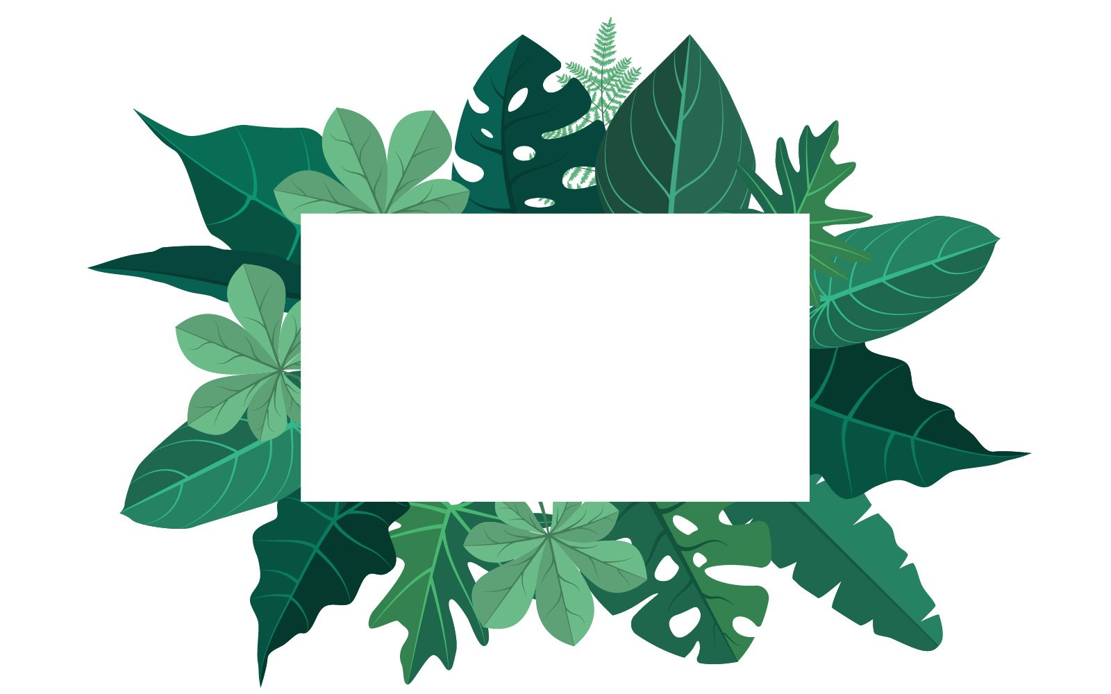 Rectangle Green Border - Illustration