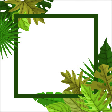 Green Tropical Illustrations Templates 144951