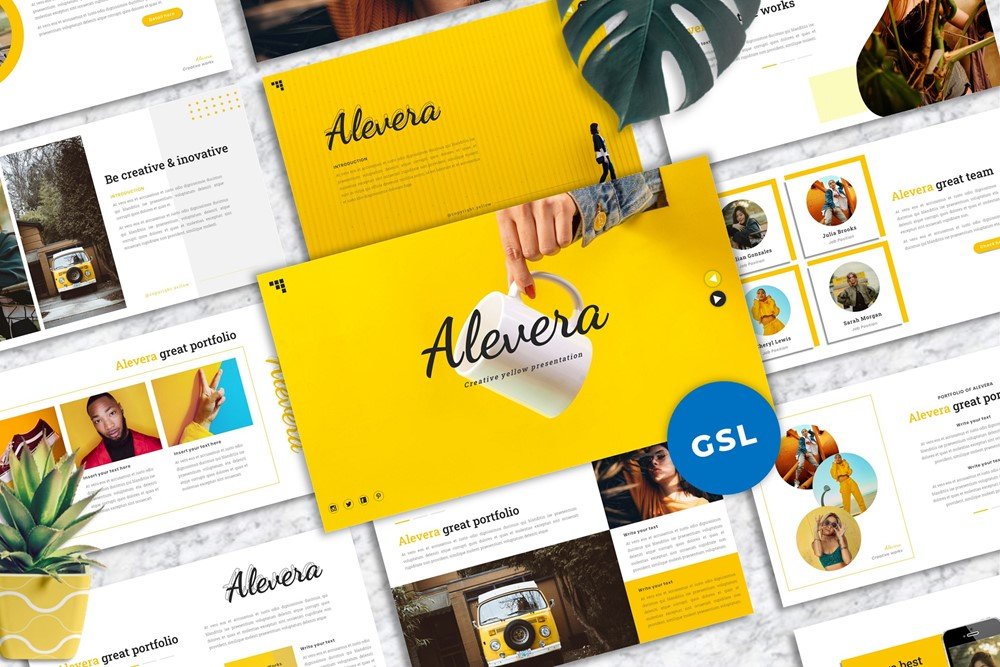 Alevera - Creative Google Slides