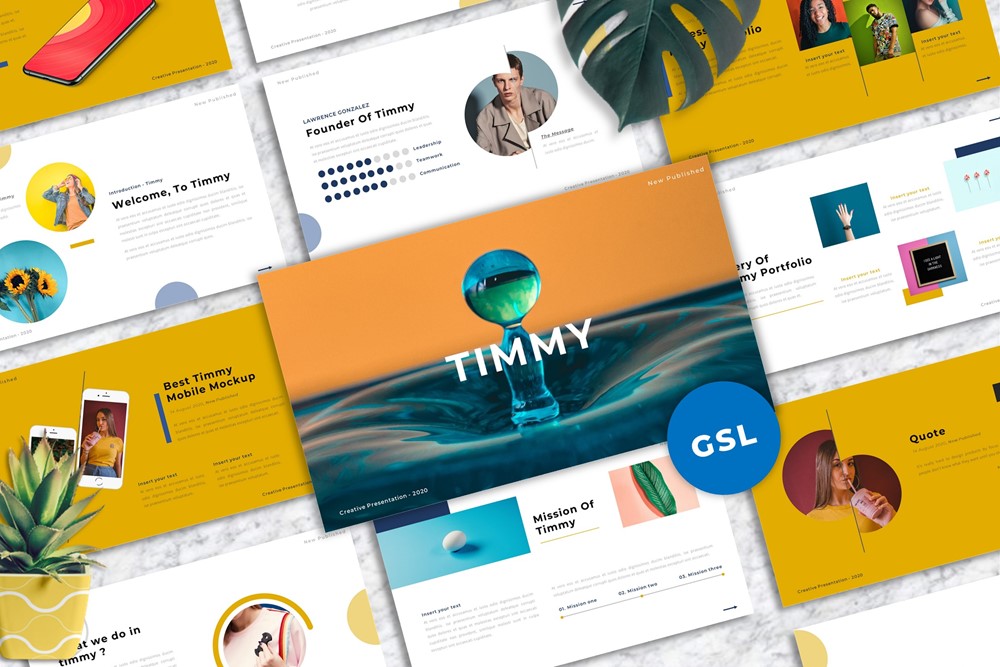 Timmy - Creative Google Slides