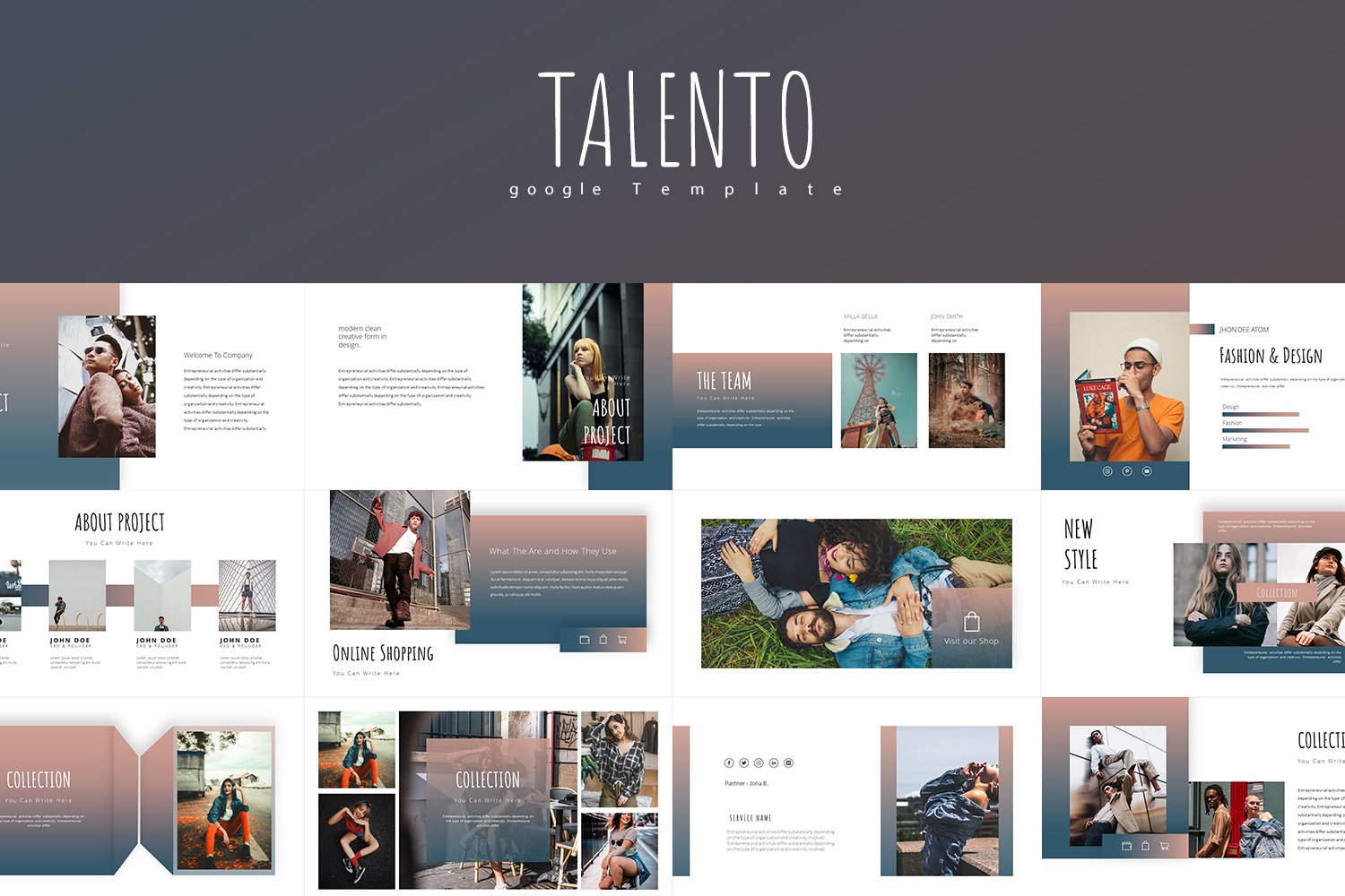 Talento Templates Google Slides