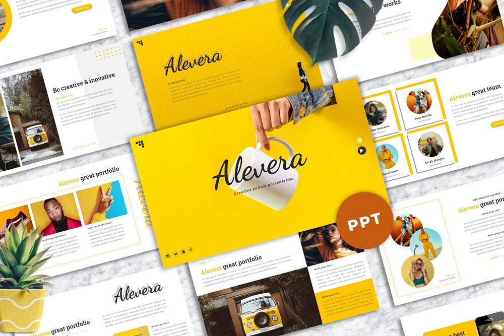 Alevera - Creative PowerPoint template