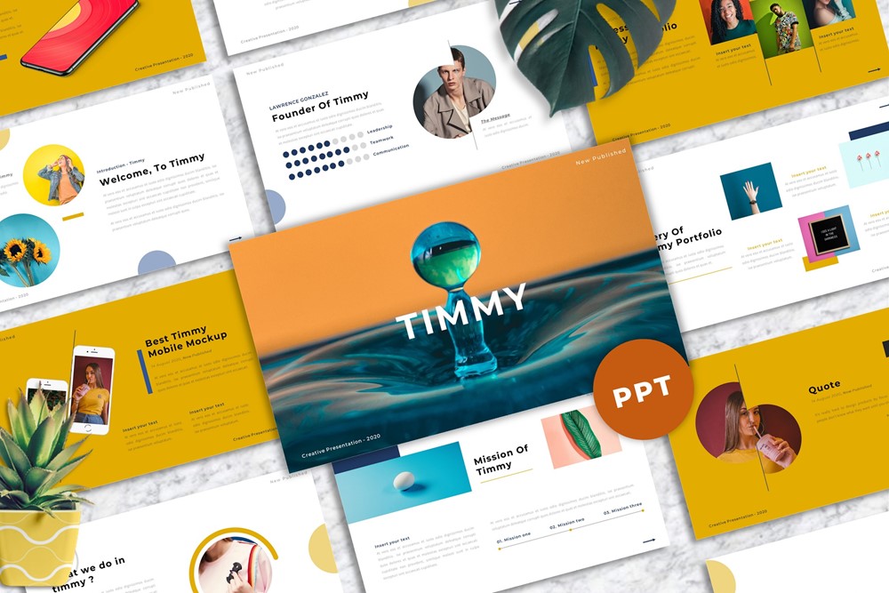 Timmy - Creative PowerPoint template