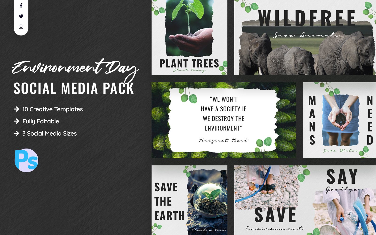 Environment Day Social Media Template