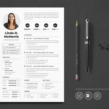 Cv Minimalist Resume Templates 145295