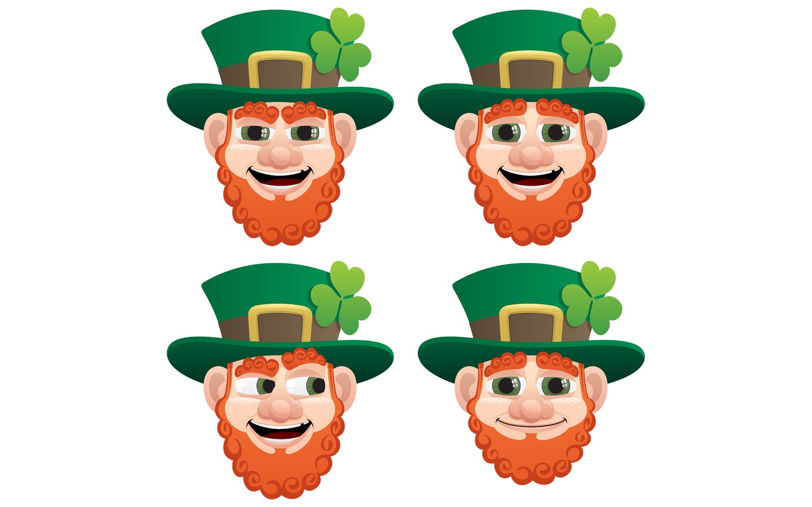 Leprechaun Head - Illustration