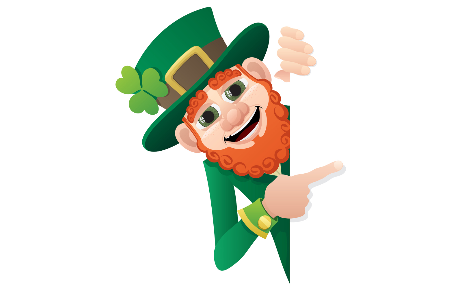 Leprechaun Sign - Illustration