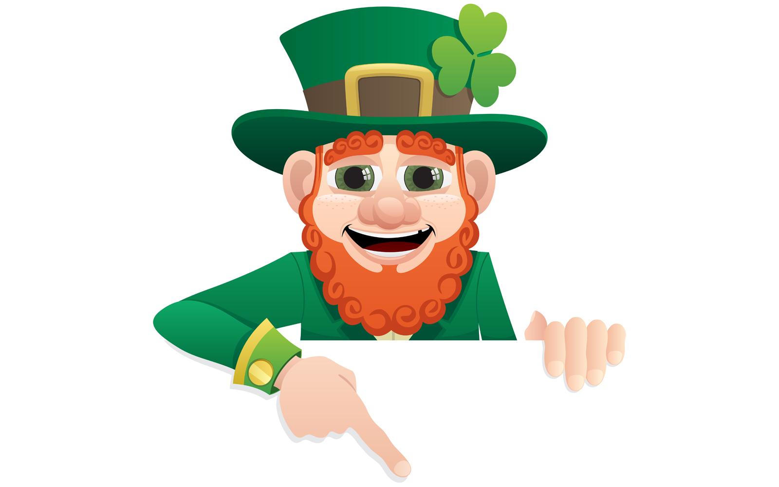 Leprechaun Sign 2 - Illustration