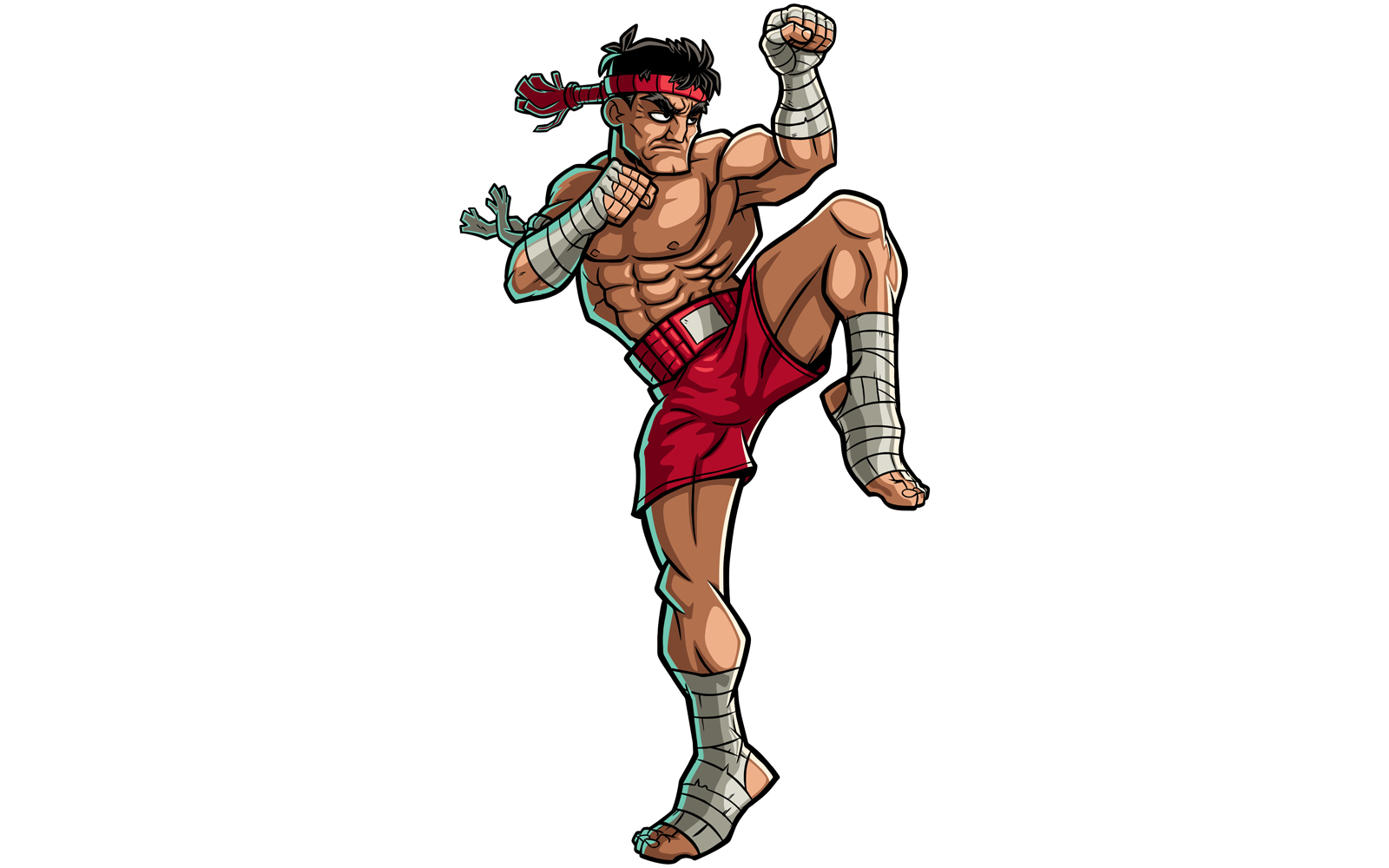 Muay Thai - Illustration