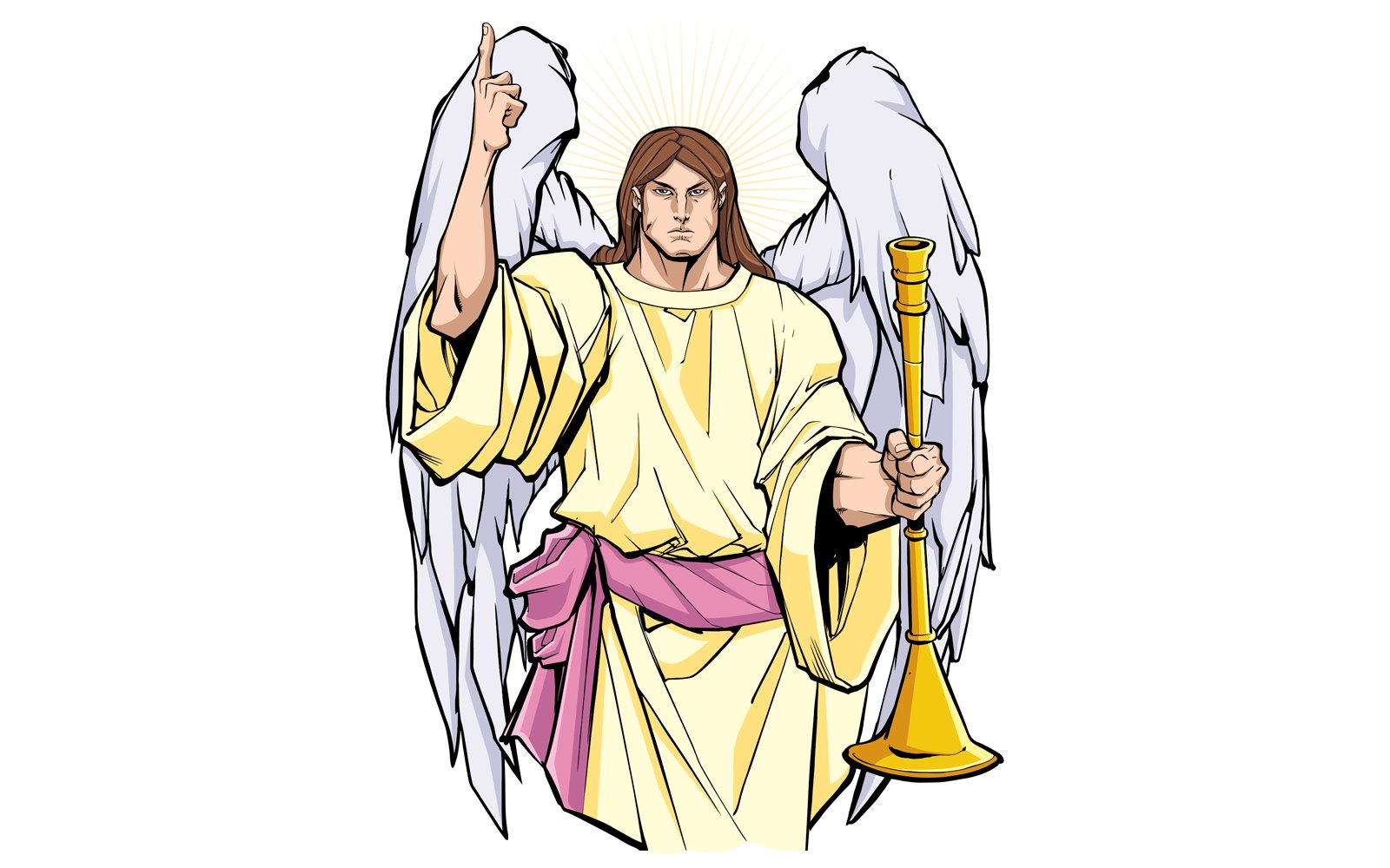 Archangel Gabriel - Illustration