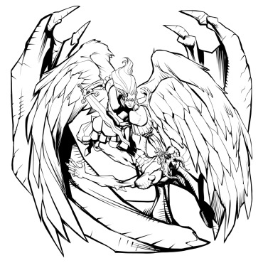 Angel Archangel Illustrations Templates 145496