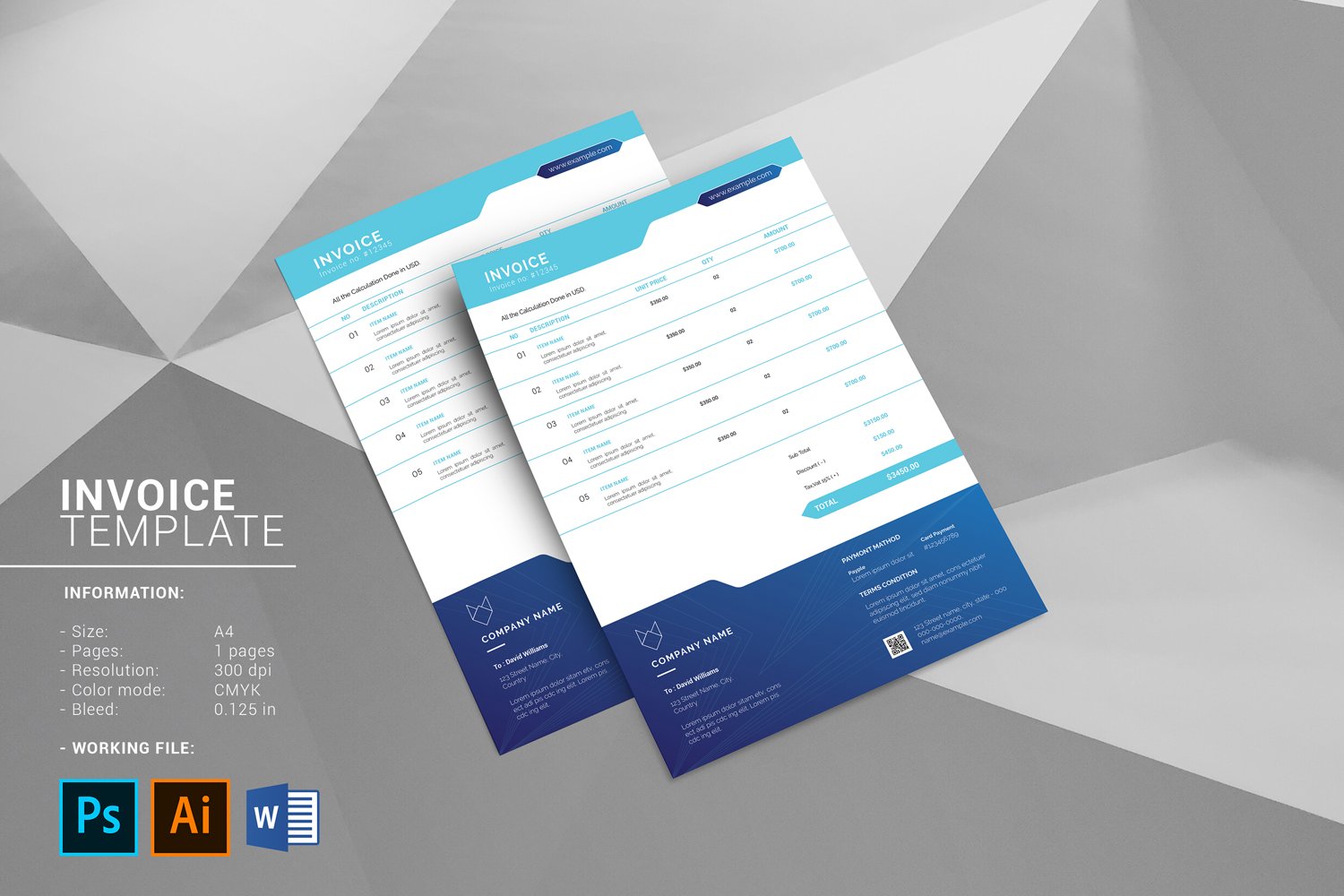 Invoice - Corporate Identity Template