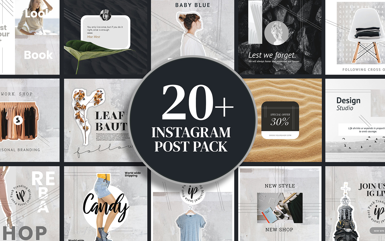 Instagram Post Social Media Template