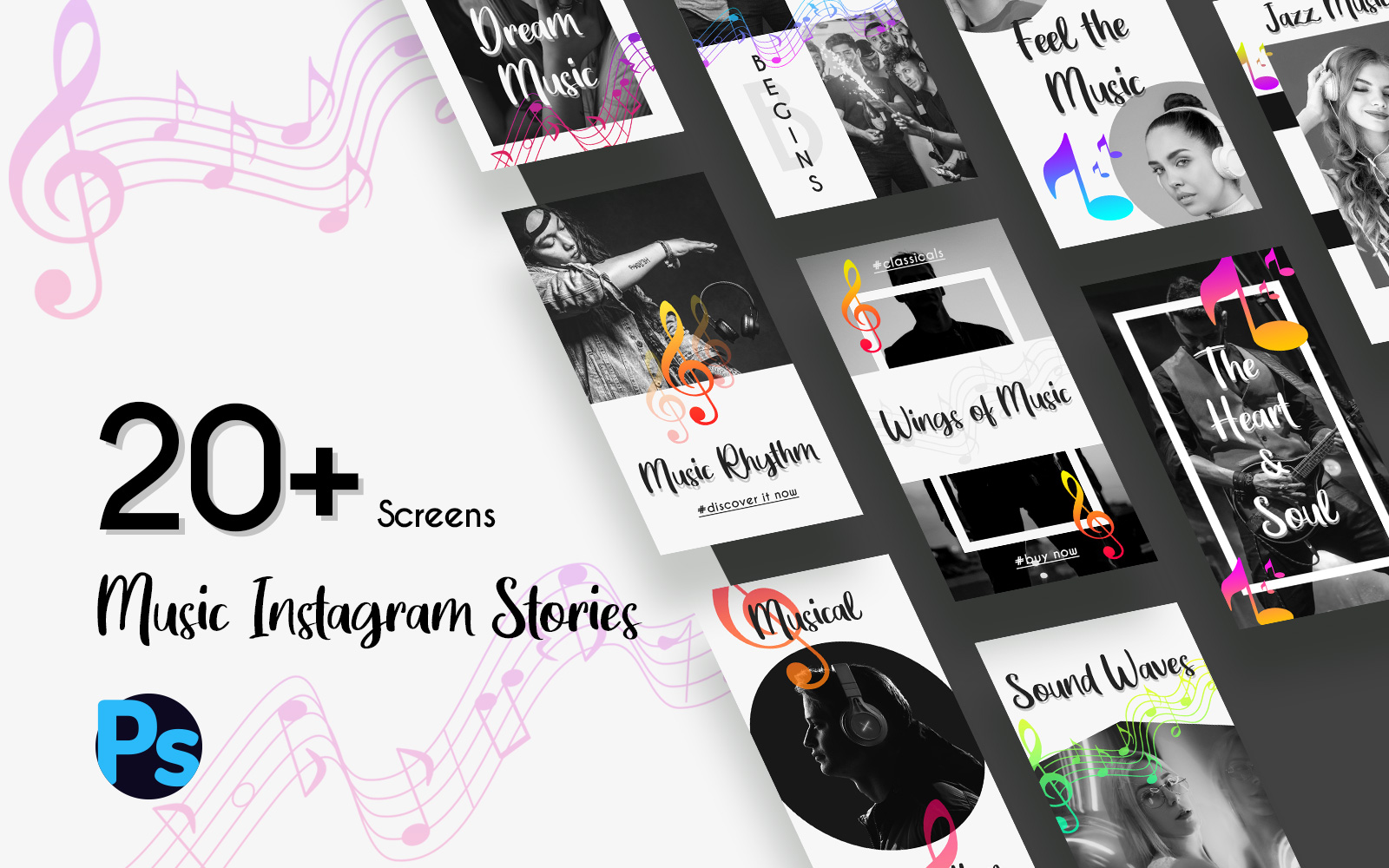 Music Festival Instagram Stories Social Media Template