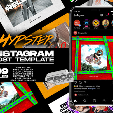 Templateinstagram Postinstagram  145693