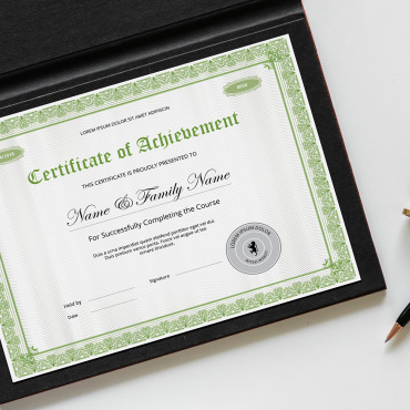 Template Achievement Certificate Templates 145740
