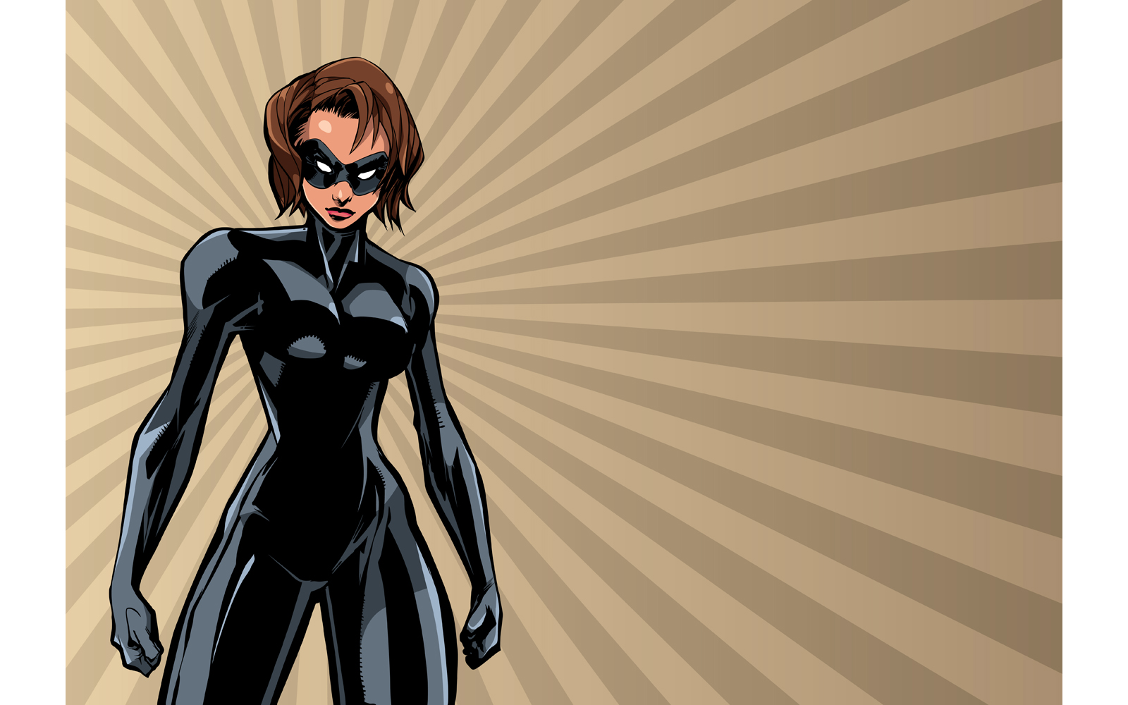 Superheroine Battle Mode Ray Light - Illustration