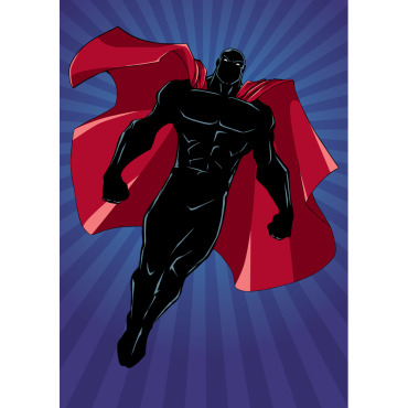 Cape Hero Illustrations Templates 145840