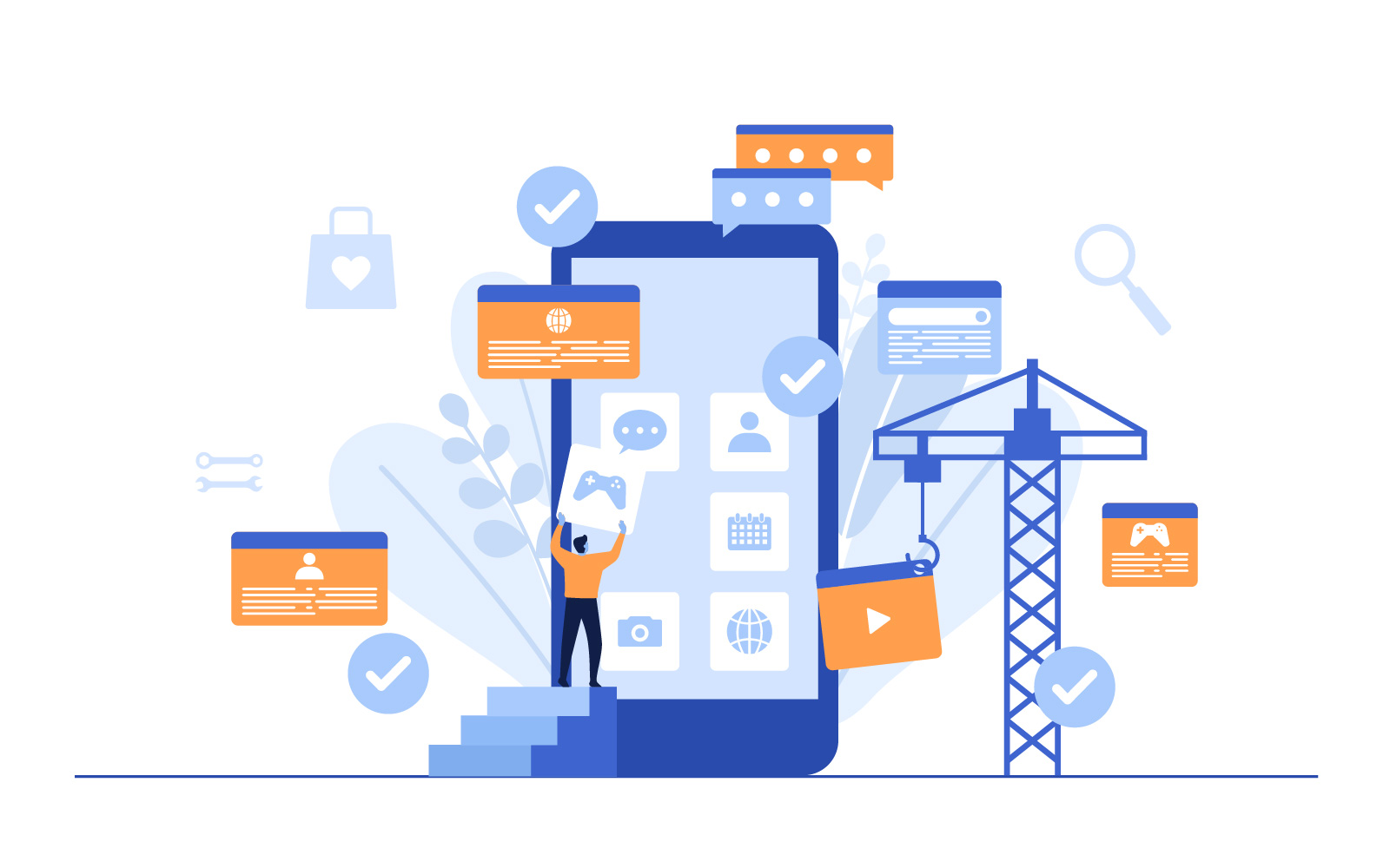 App Development Design - Illustration