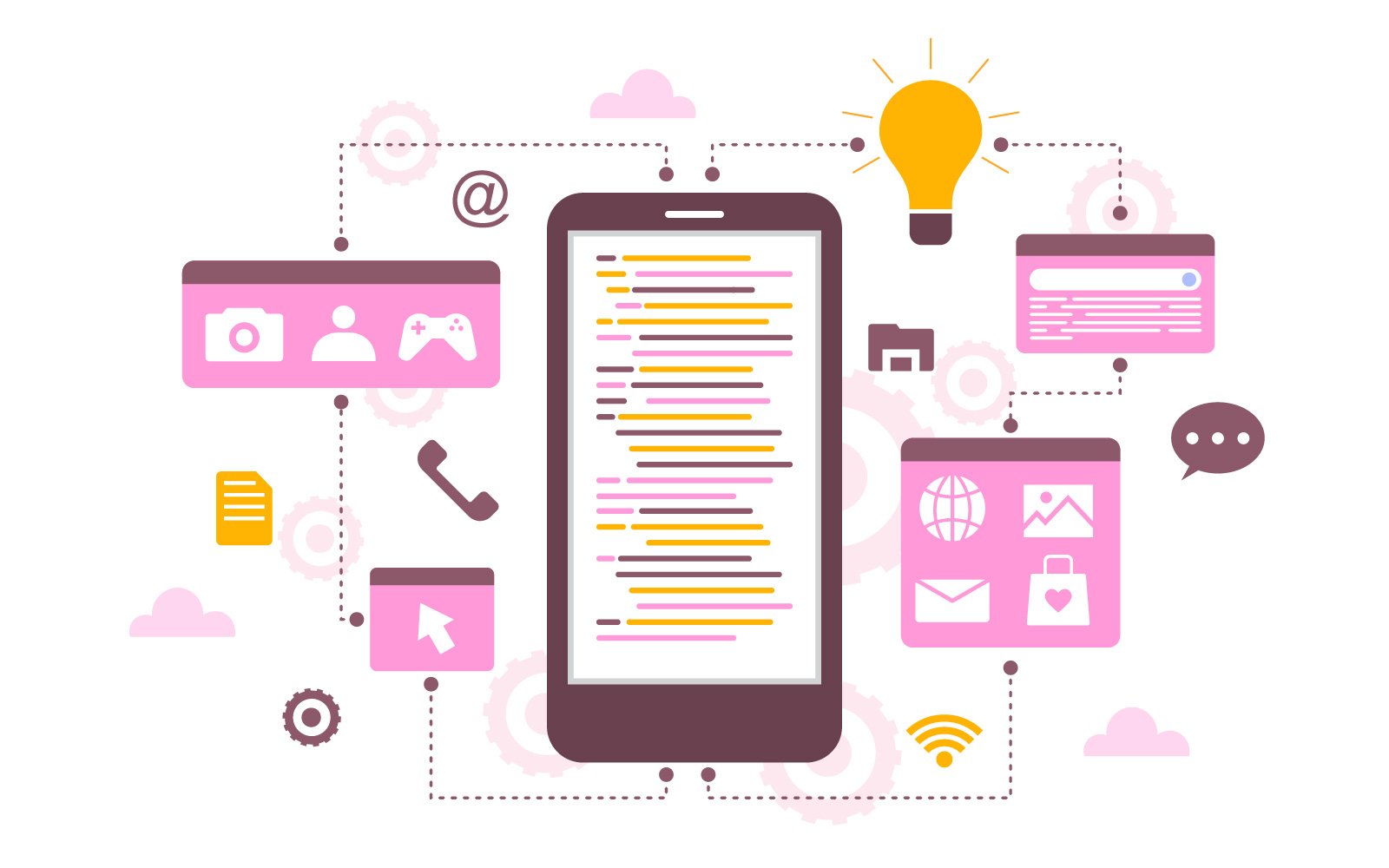 Smartphone App Development - Illustration