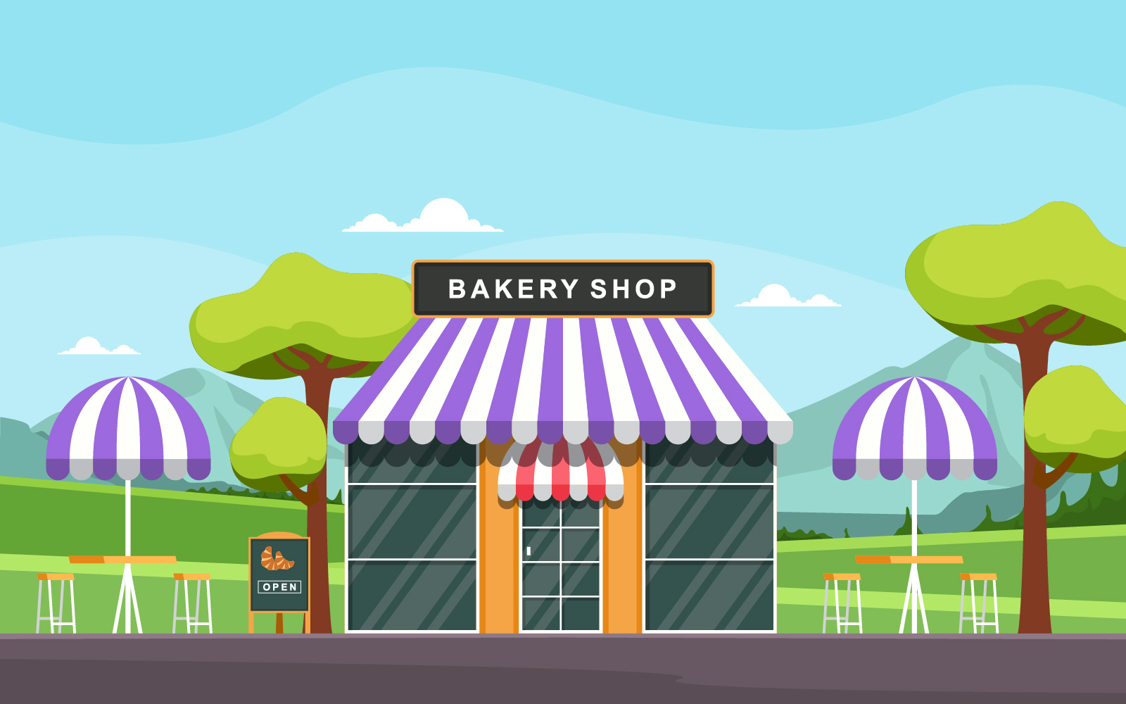 Shop Food Store - Illustration