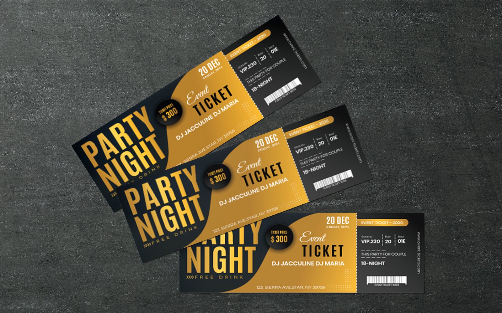 Event Ticket - Corporate Identity Template