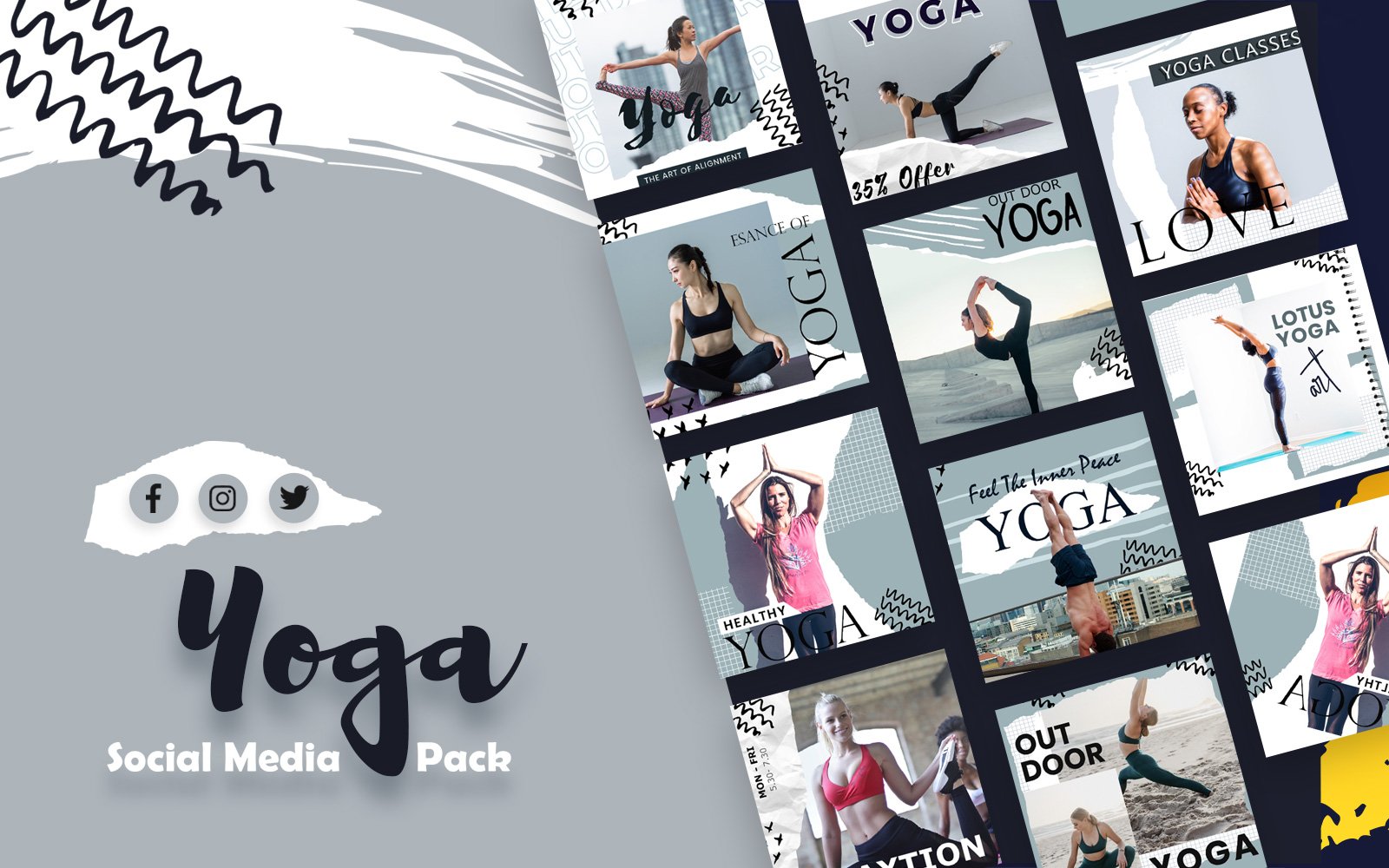 Yoga Social Media Template