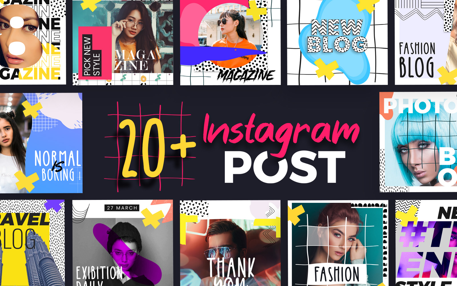 Instagram Post Social Media Template