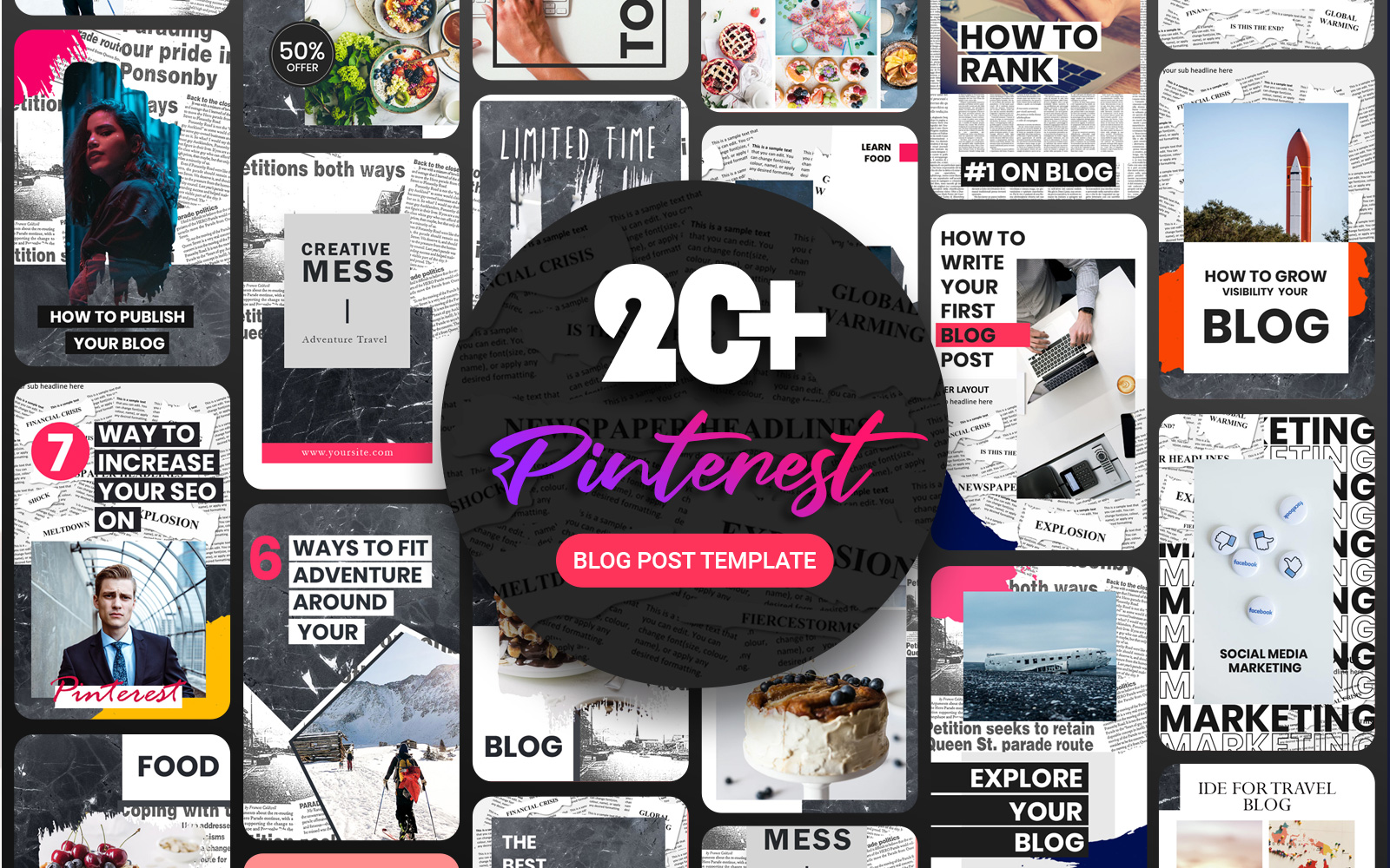 Pinterest Post Social Media Template