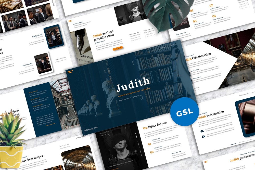 Judith - Lawyer Google Slides