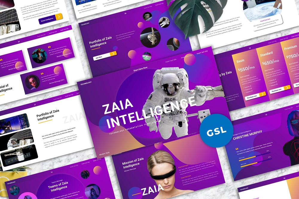 Zaia - Technology Google Slides