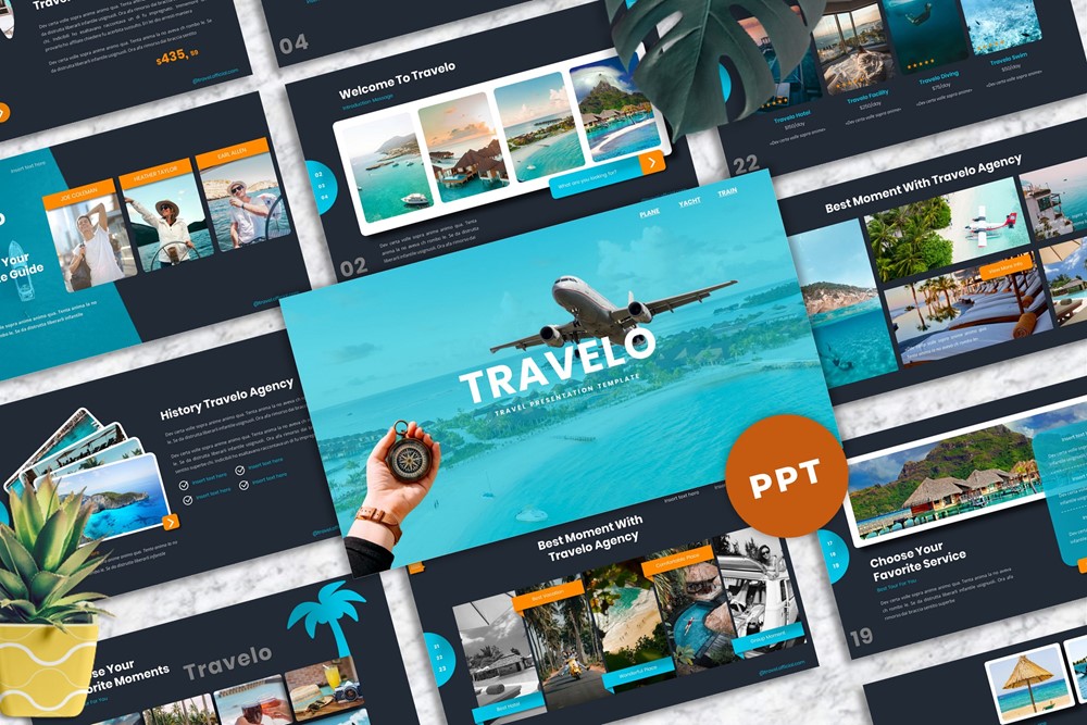 Travelo - Travel PowerPoint template